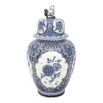 Delft earthenware vase