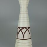 70s vase flower vase ceramic vase table vase ceramic white brown space age