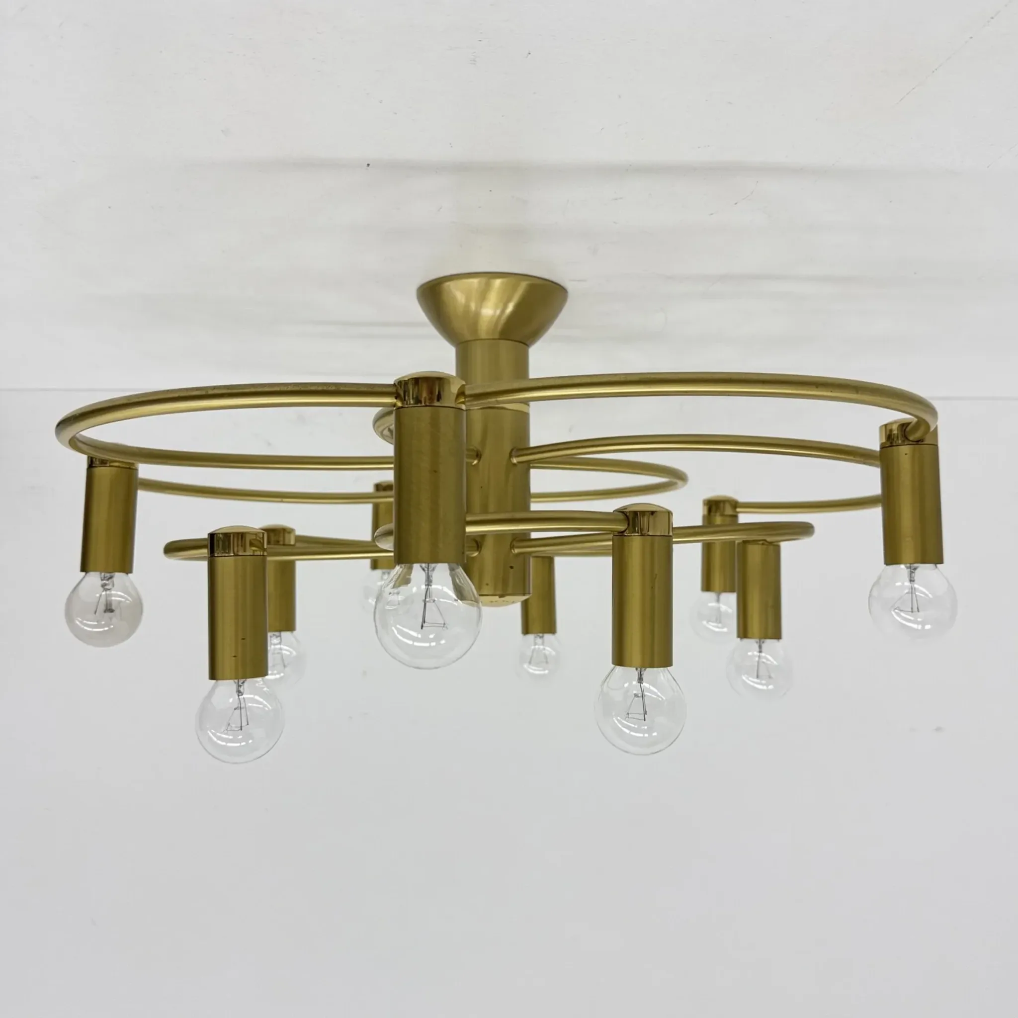Vintage Hufnagel Leuchten ceiling light, 1970s