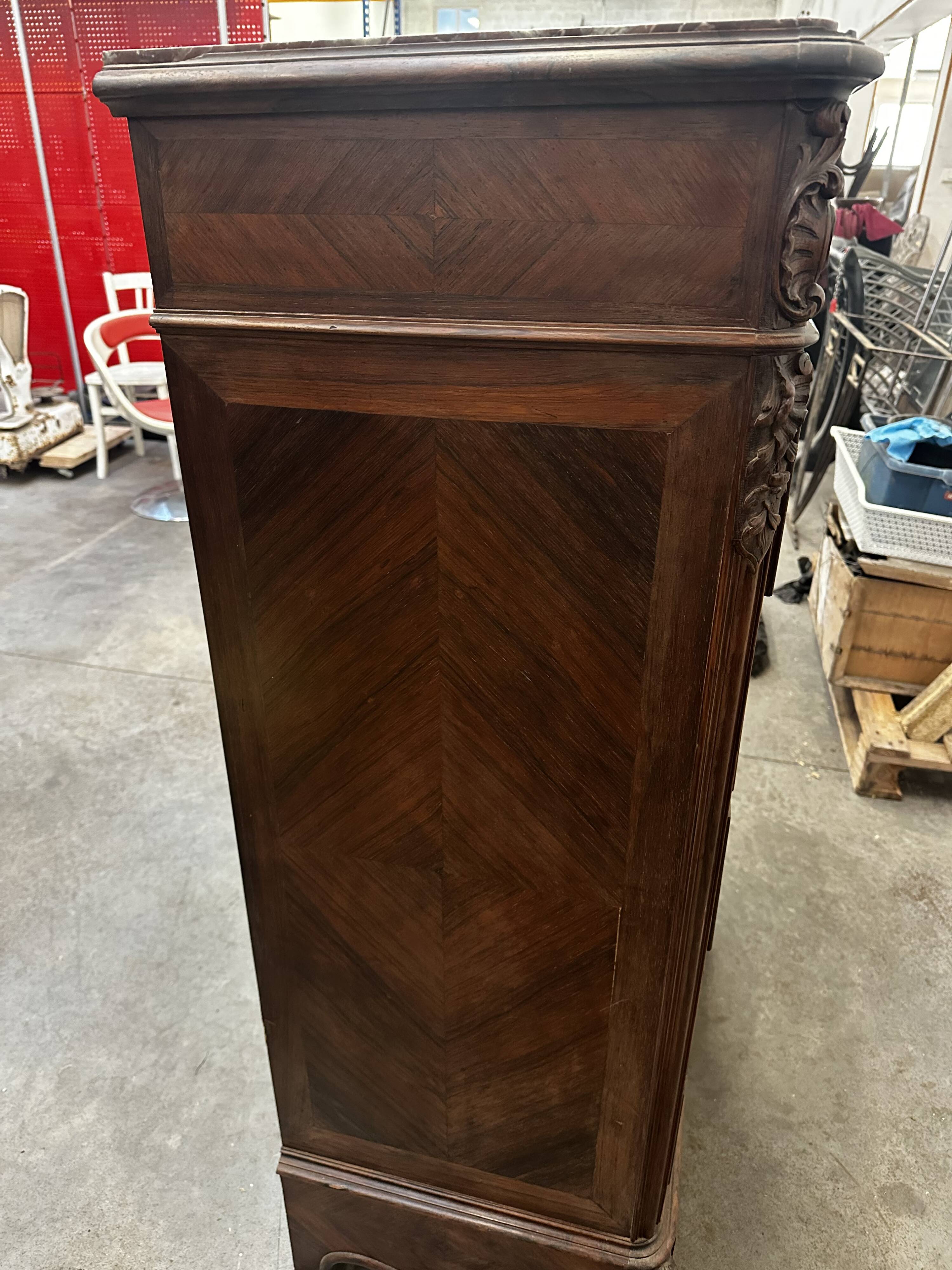 Chest of Drawers - Large, Narrow Chest of Drawers from the 19th Century