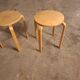 2 stackable stools, vintage 90'S Ikea