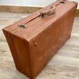 Old brown suitcase