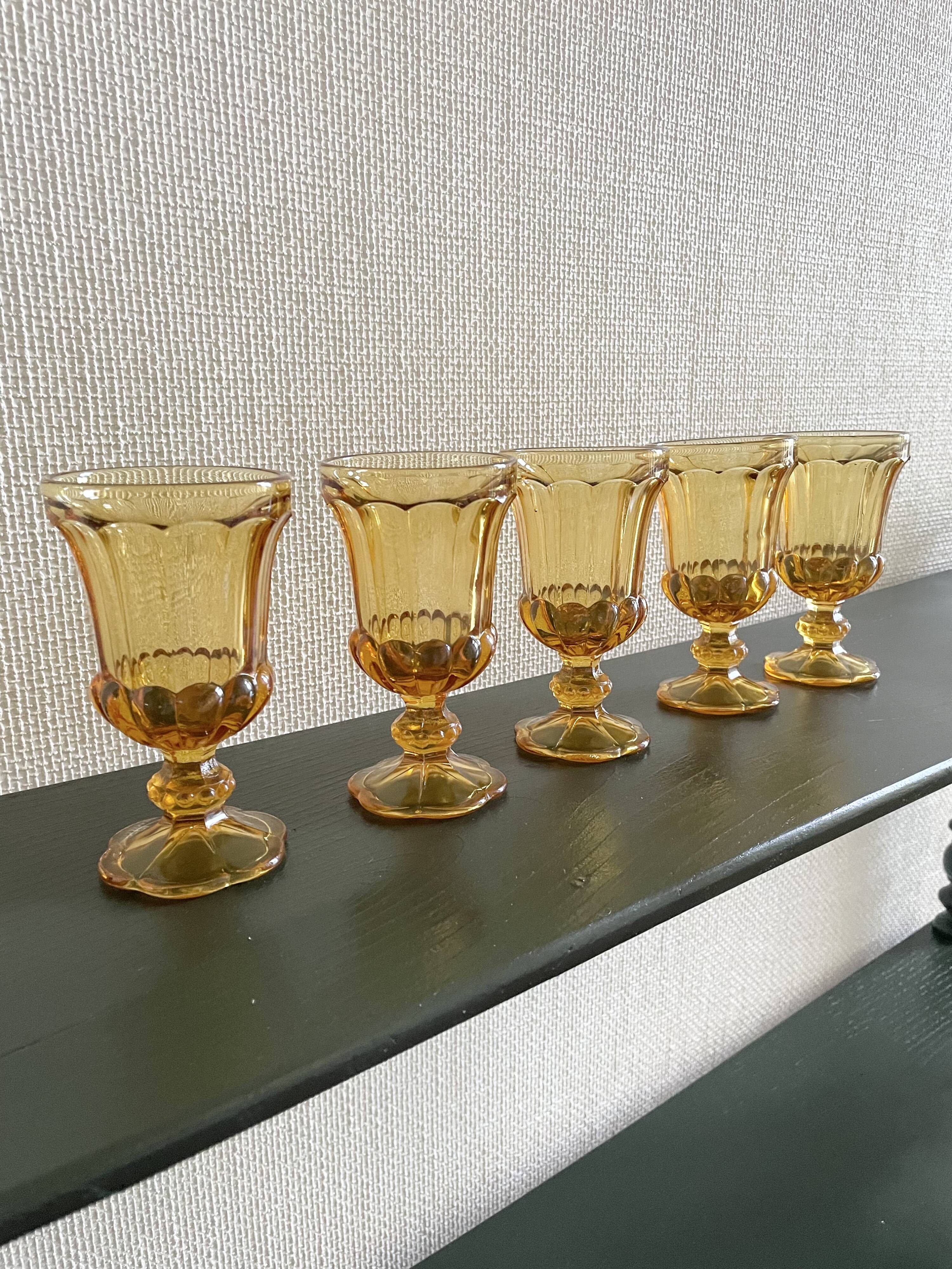 Verres ambrés