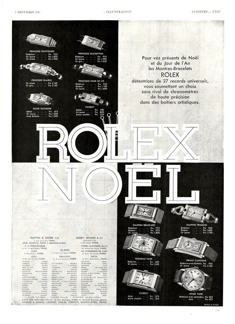 Vintage poster 30 years Rolex 30x40cm frameless