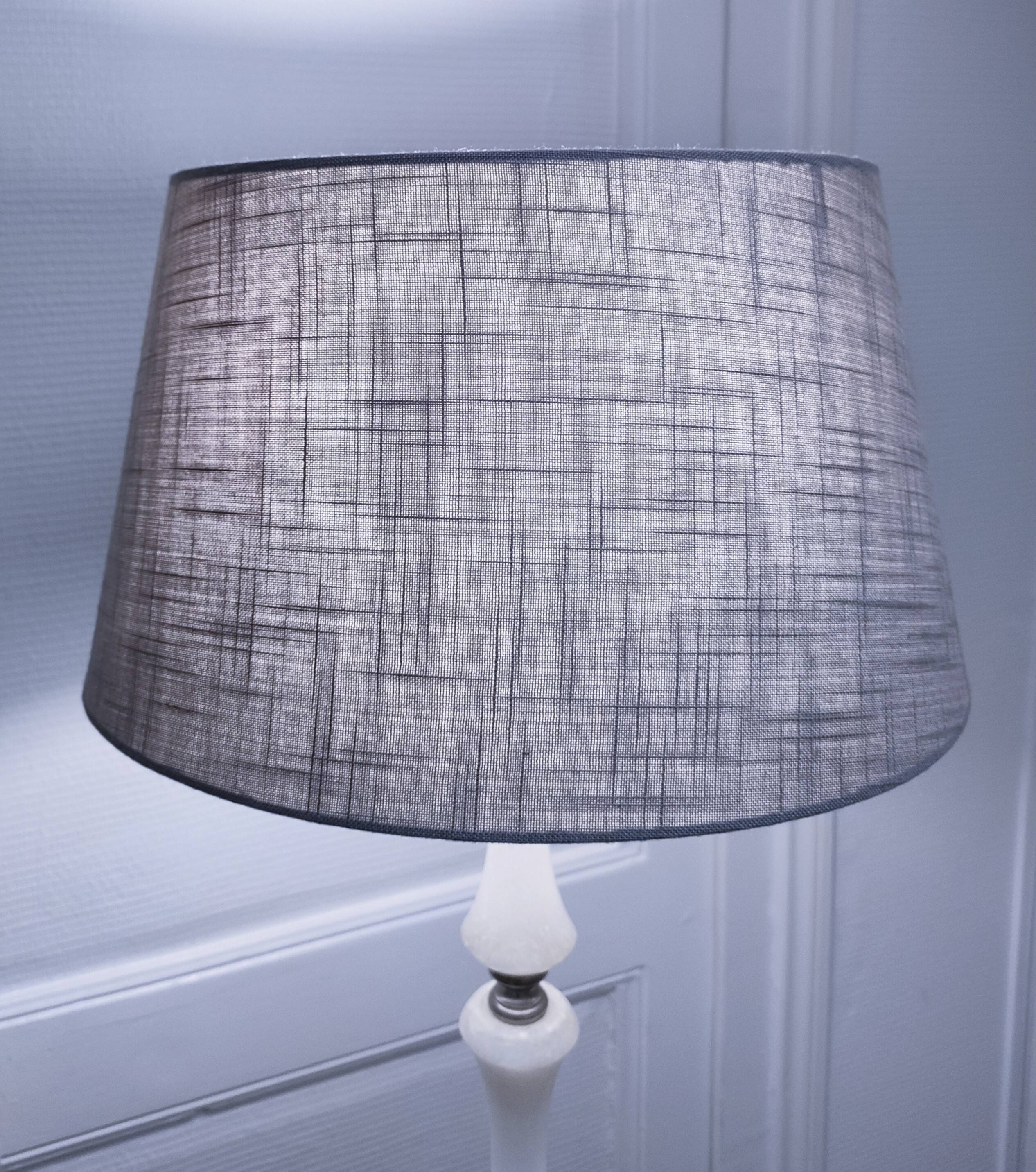 Solid alabaster floor lamp with metal trim from the 70s