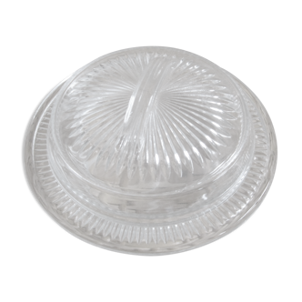 Round butter maker in glass