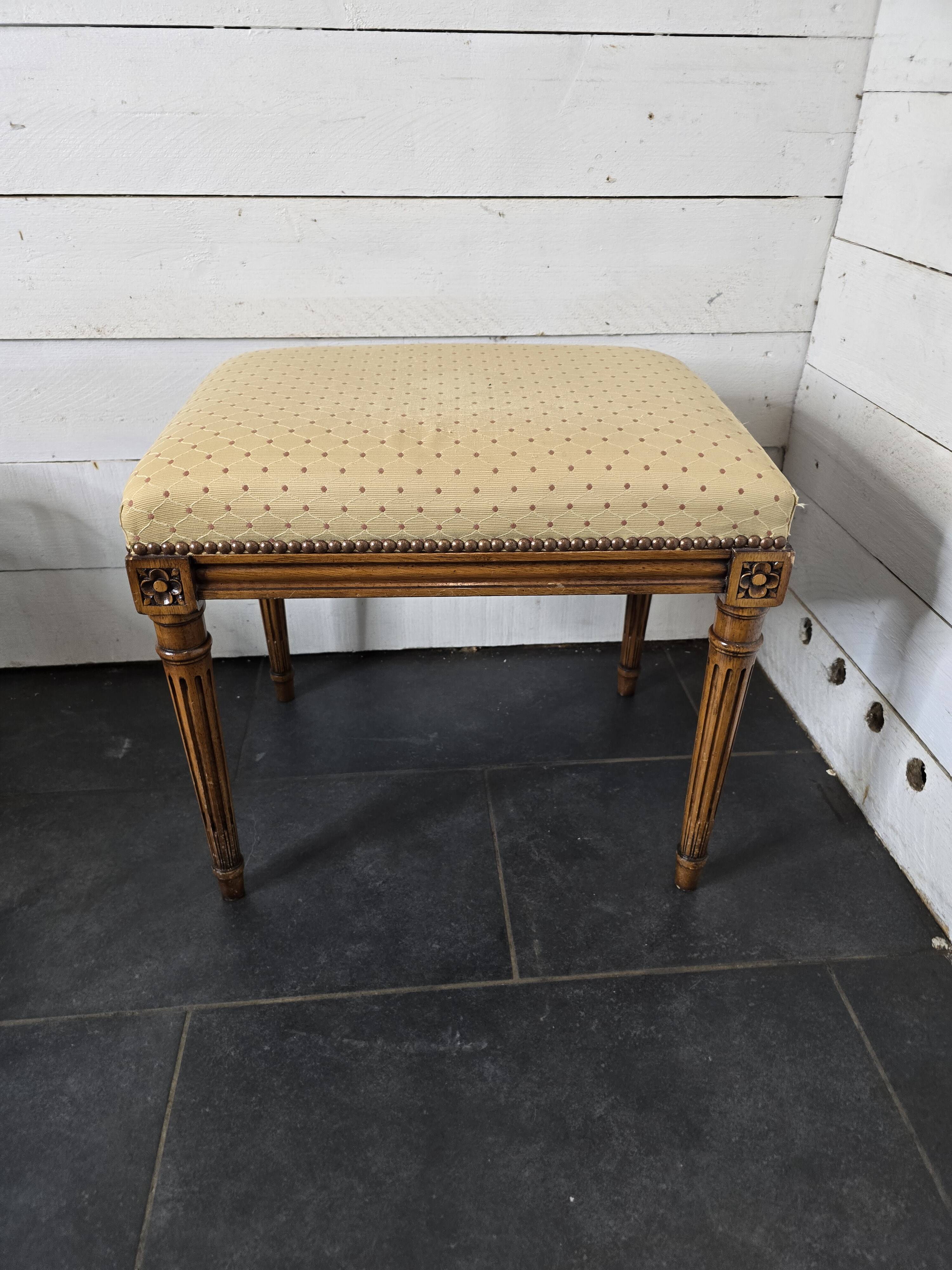 Louis XVI style piano bench