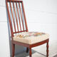 Chaise de nourrice bois avec assise tapisserie