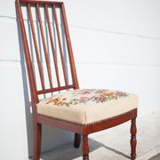 Wooden nurse chair with upholstery seat
