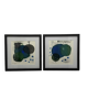 Duo of original paintings - Contemporary abstract art / Organ series