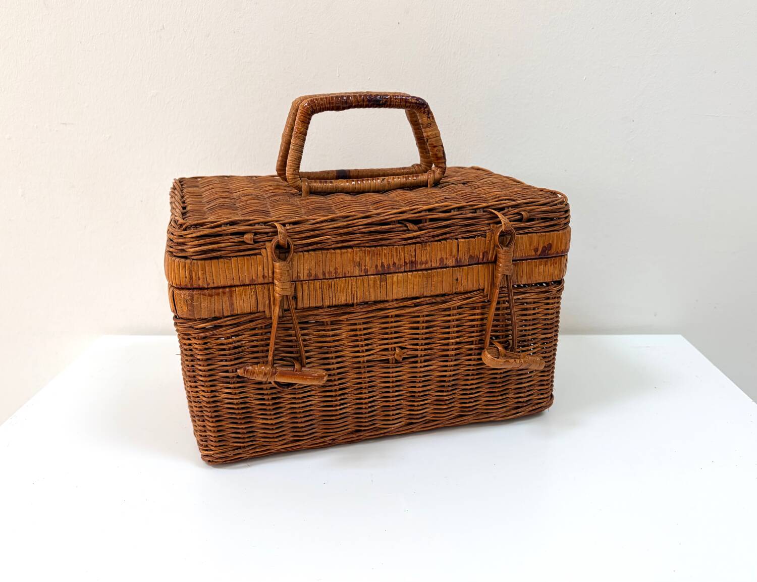 Rattan basket, 1960s