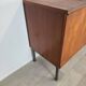 Modernist teak enfilade vintage 1960s design by Louis Paolozzi.