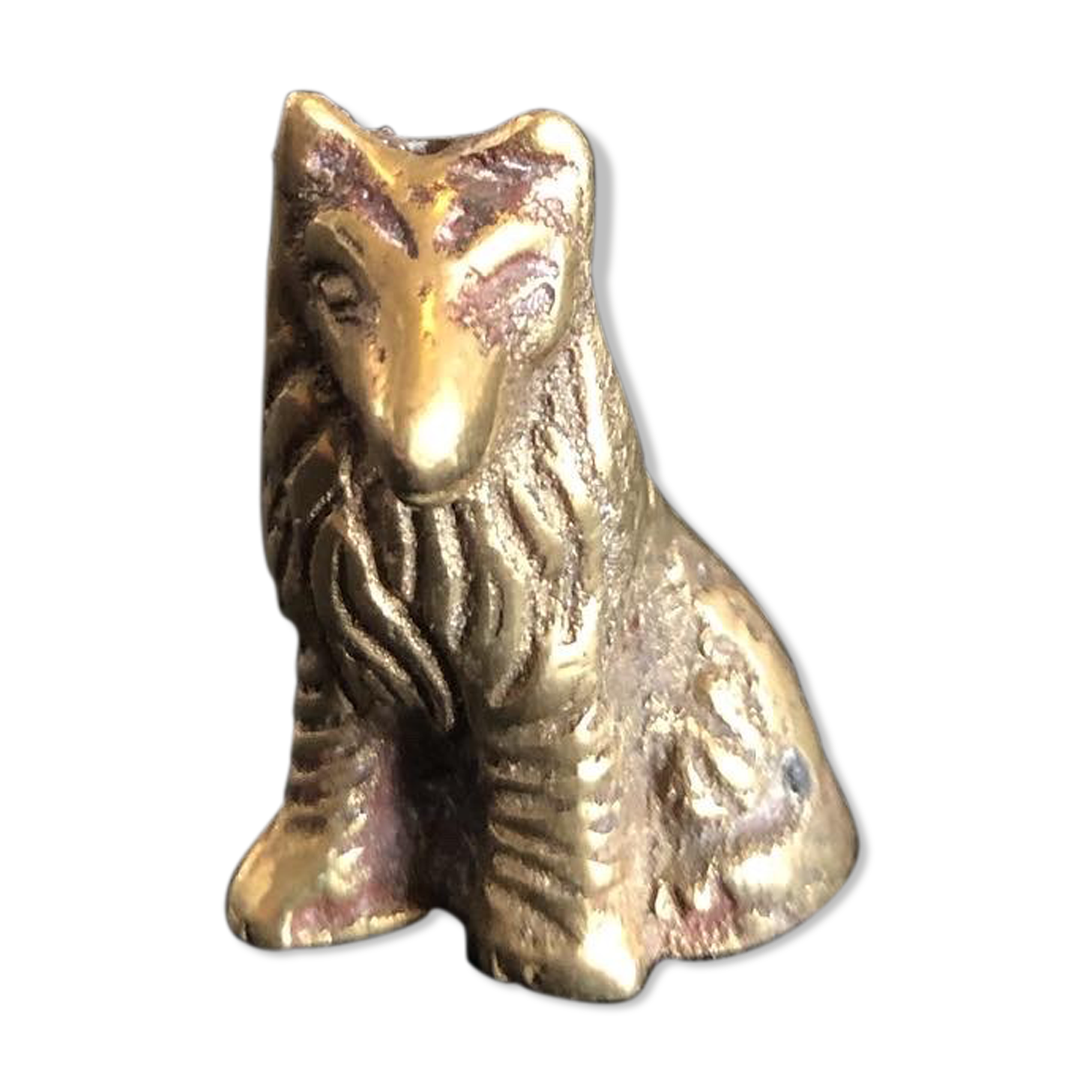 Brass wolf