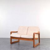Mid-Century Danish Teak Sofa from Poul Jeppesen, 1970s.