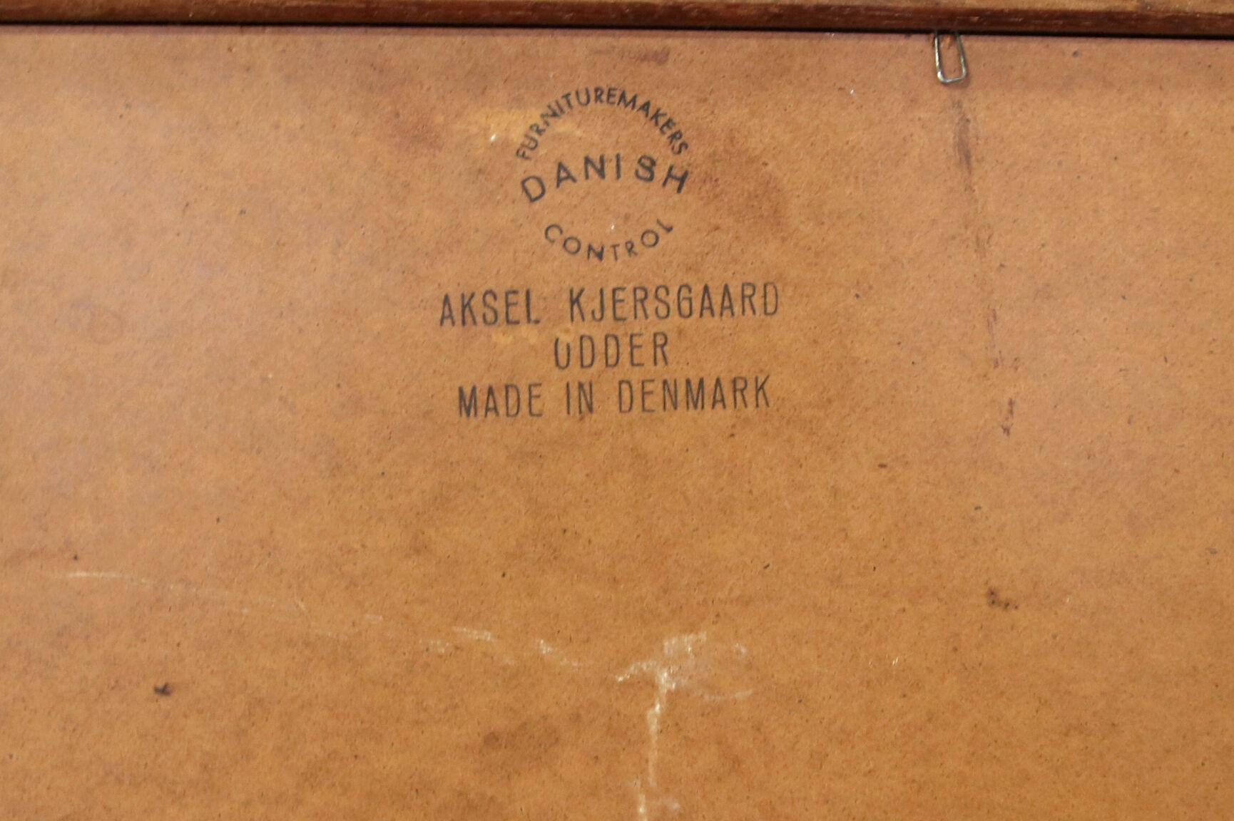 Teak mirror by Kai Kristiansen for Aksel Kjærsgaard 51x84cm