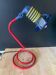 Lampe de bureau multicolore style Memphis
