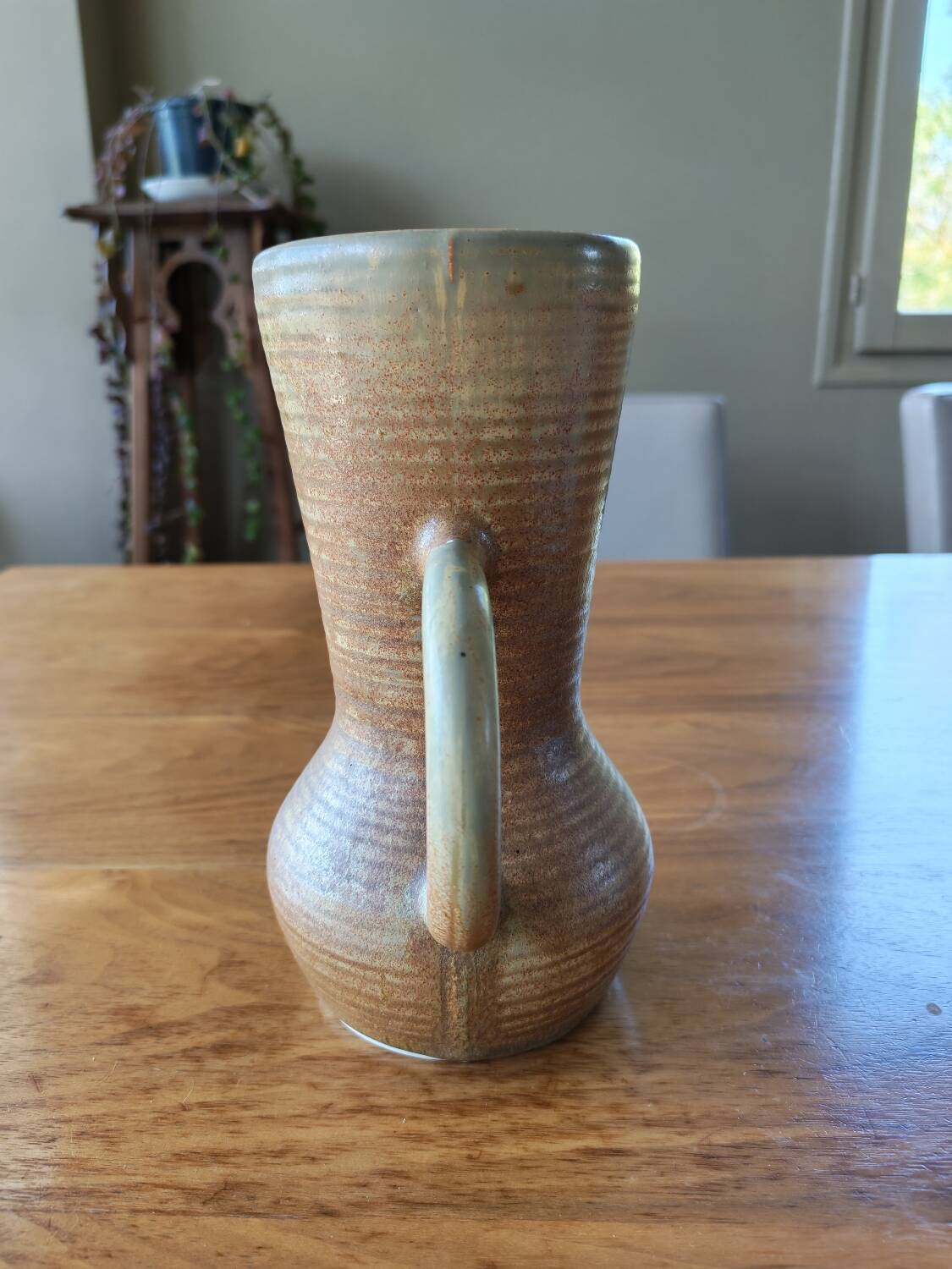 Vintage stoneware jug Crespo Digoin