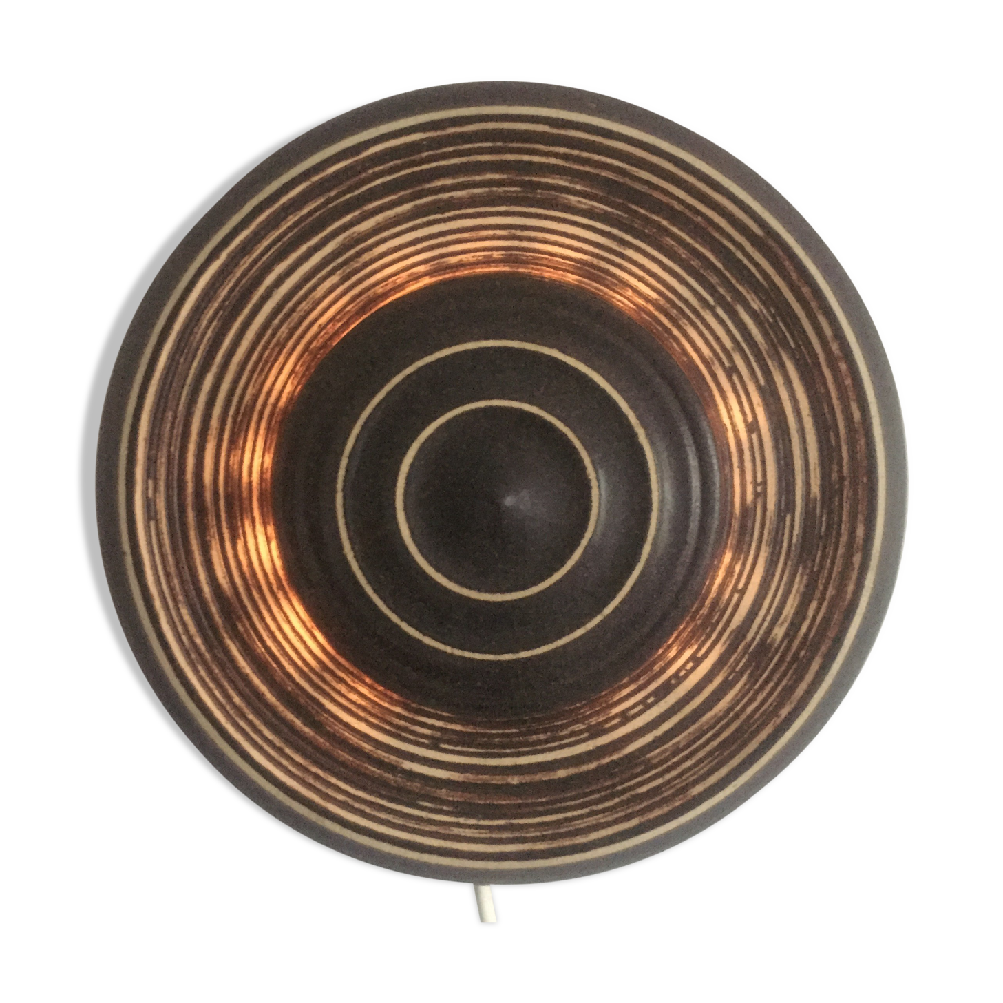 Danish ceramic stoneware 1960’s wall lamp