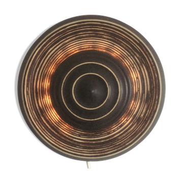 Danish ceramic stoneware 1960’s wall lamp