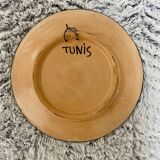 Hand painted terracotta plate