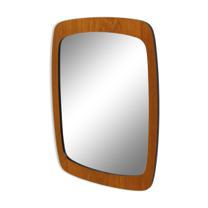 miroir Galet en teck,