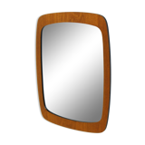 Mirror "Pebble" teak, Sweden, 1960, 62x47cm