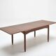 Vintage teak extendable Scandinavian table from the 1960s.
