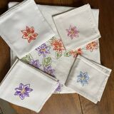 Cotton tablecloth and towels entirely handmade