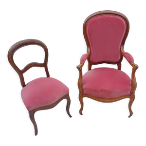 fauteuil et chaise louis