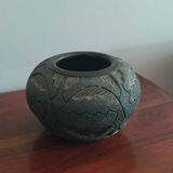 Brazilian pottery ball vase from Oyapock