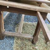 Farm table with benches