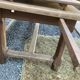 Farm table with benches