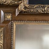 Napoleon III-style bevelled mirror 80x56cm