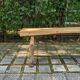 Banc artisanal wabi-sabi japandi décoration campagne design japonisant slow