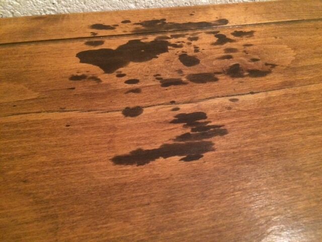 Console type wooden antique Walnut