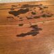 Console type wooden antique Walnut