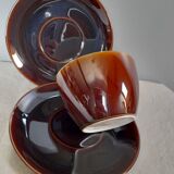 Breakfast cup and 2 subcups, Villeroy & Boch, Luxembourg model