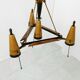 Mid century chandelier by Oscar Torlasco, 1950s