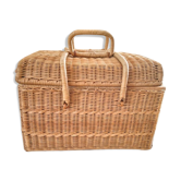Wicker suitcase
