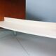 Cees Braakman Boomerang Desk with Triangle Legs for Pastoe, Dutch Design, 1950s