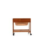 Fine danish Sewing Table in Teak