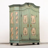 Garde-robe de mariée en art populaire peint 1849