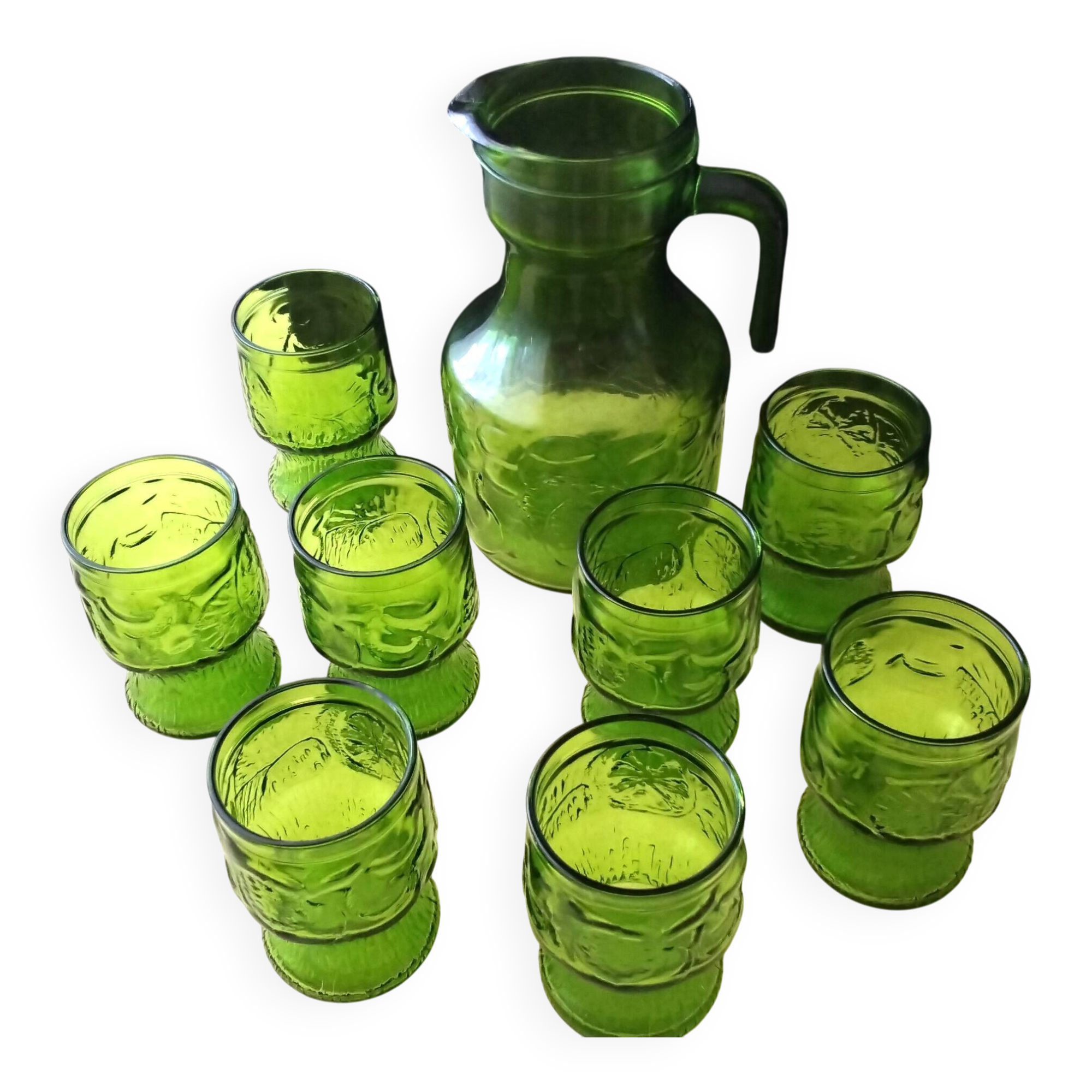 Orangeade service Italian manufacture 60s-70s