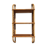 Vintage rattan shelf