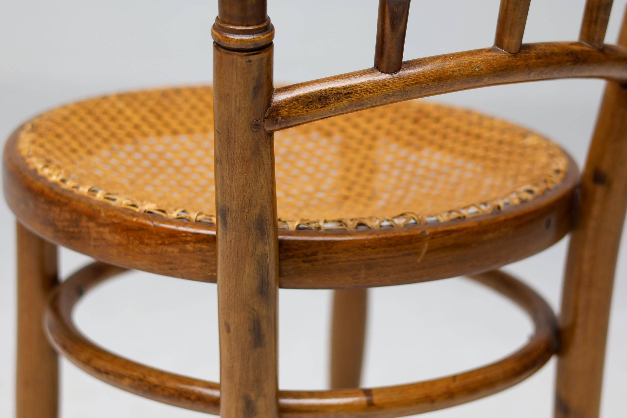 J&J Kohn coffee chairs, around 1950