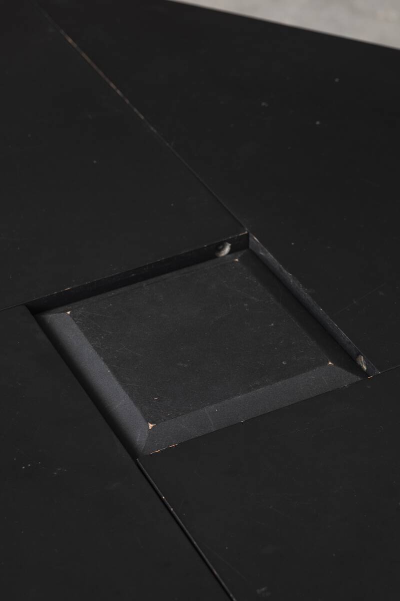 Origami dining table, Italy, 1980s