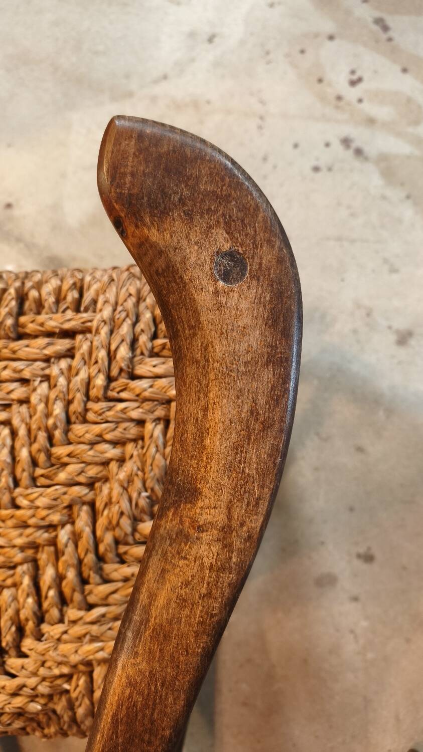 Vintage oak rocking chair