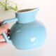 Blue water pitcher, plain, 1960s