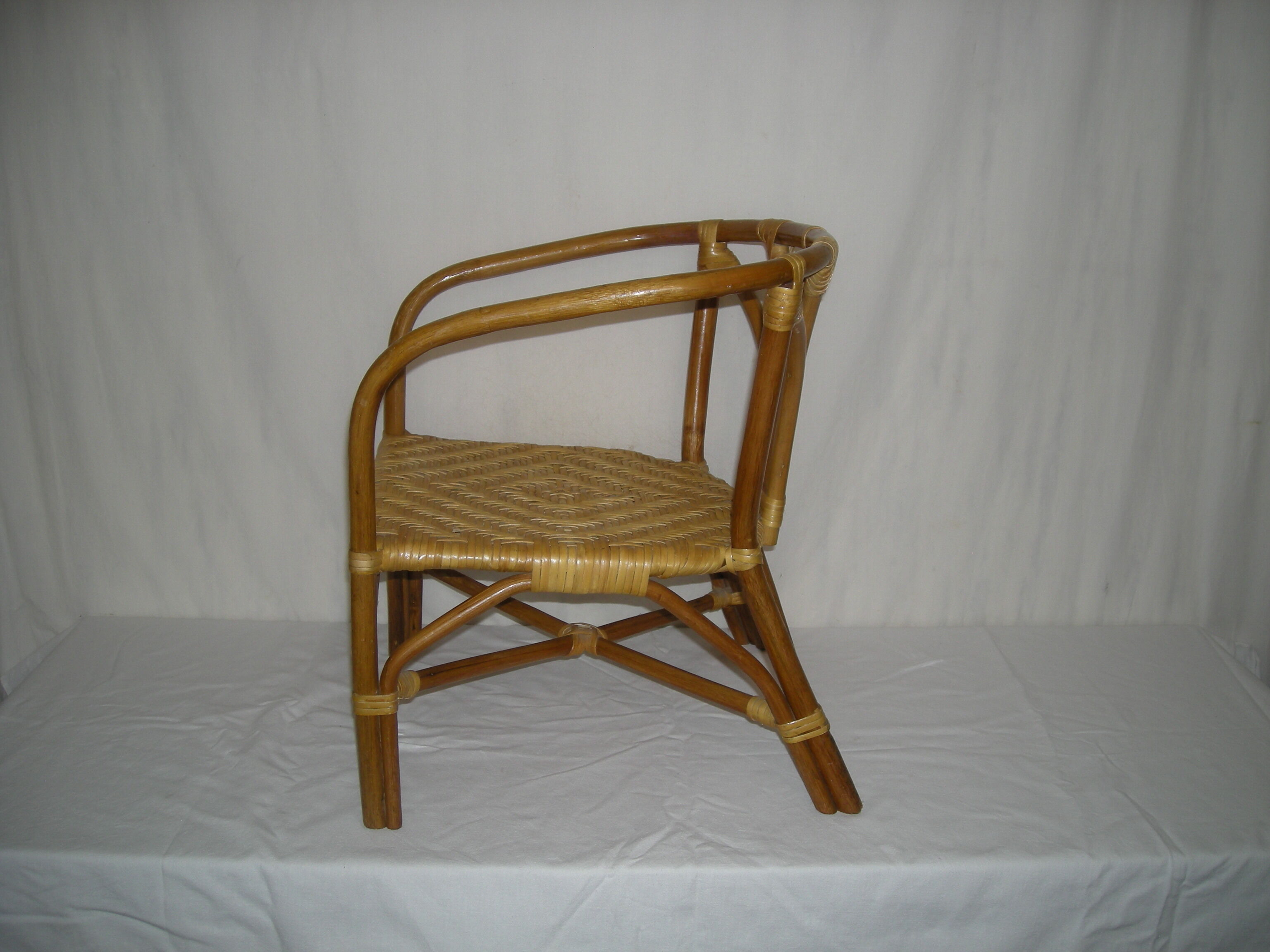 Rattan bamboo armchair child of the 50s - 60s