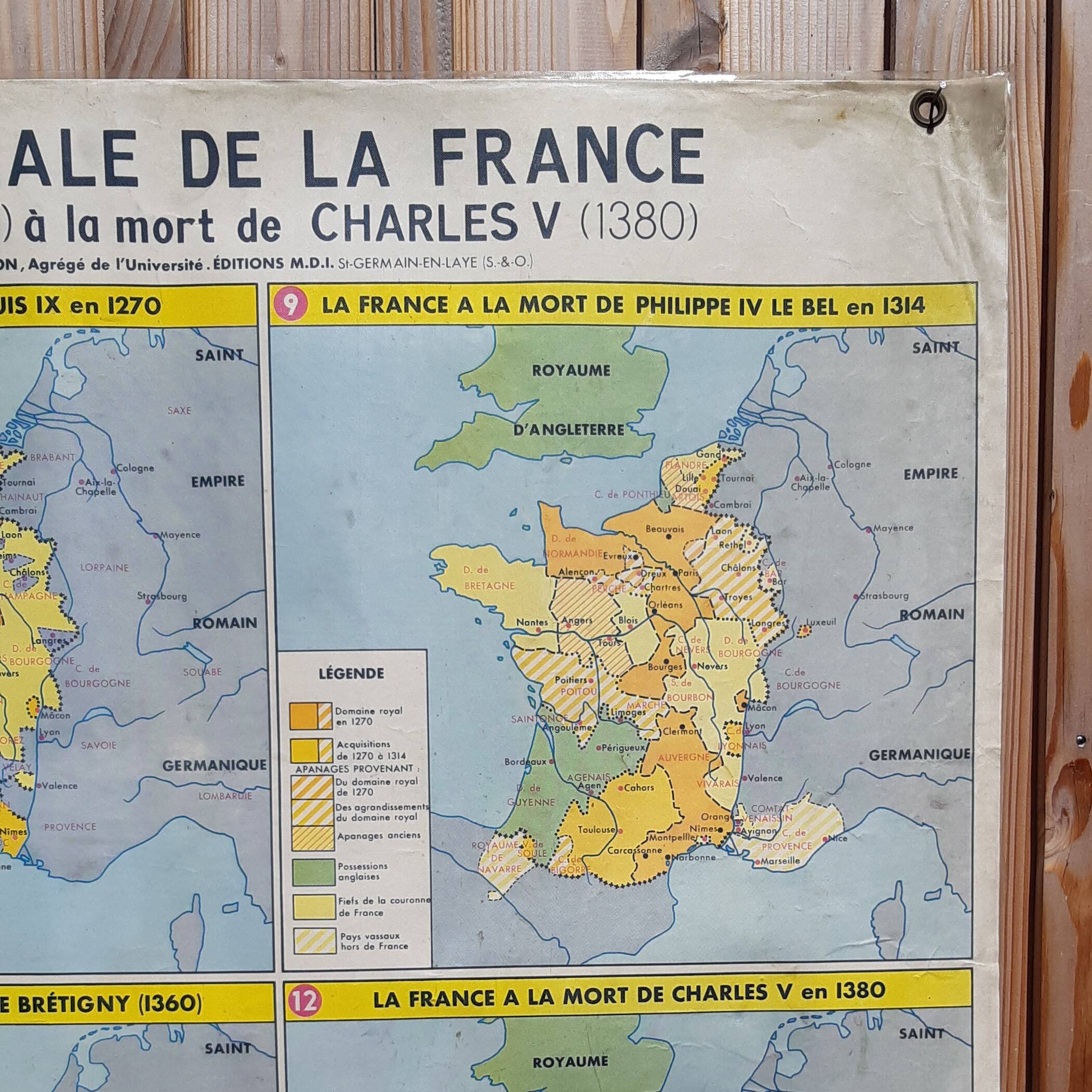 MDI school map "Territorial training in France"